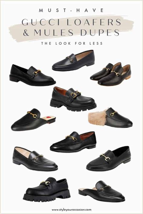 gucci dupe loafers|best gucci loafers dupes.